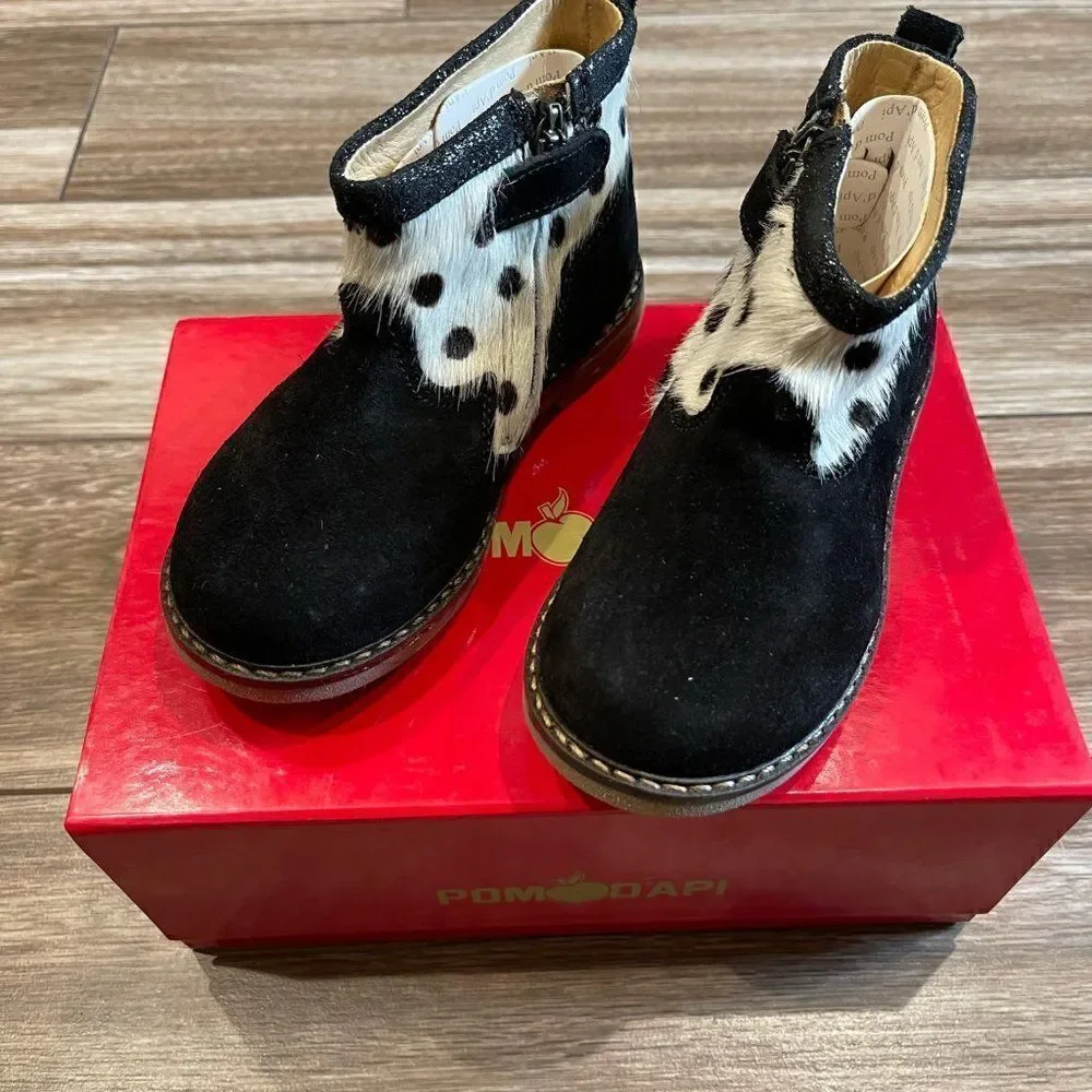 Pom D'Api Dot Trip Boots - NIB! Size 8.5c